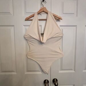 WeWoreWhat Halter Bodysuit